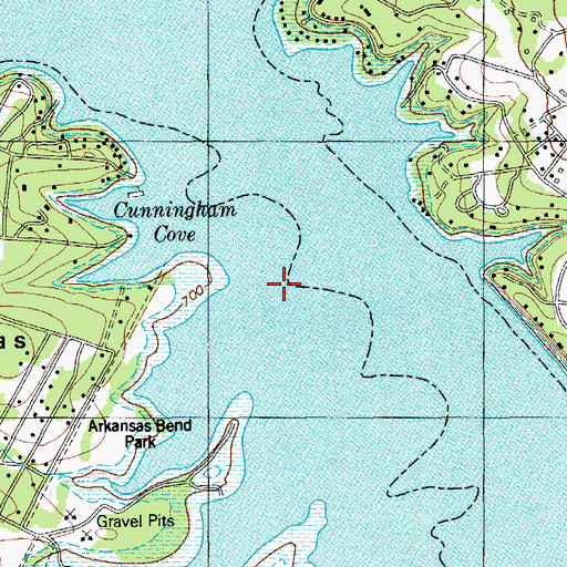 Topographic Map of Travis County Sheriff's Office West Command, TX