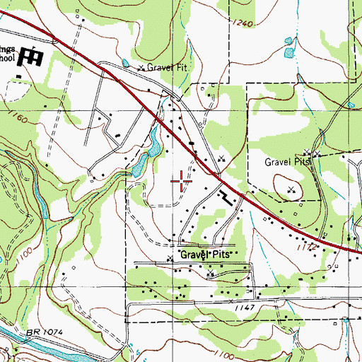 Topographic Map of Hays County Constable's Office Precinct 4, TX