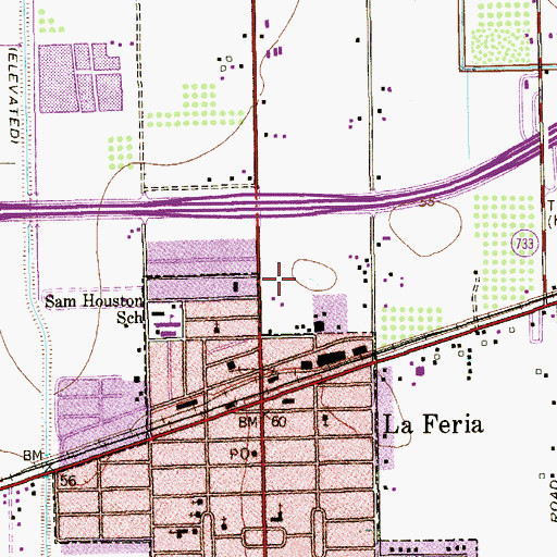 Topographic Map of Cameron County Constable's Office Precinct 7, TX