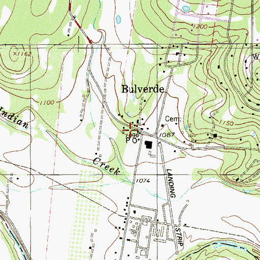 Topographic Map of Comal County Constable's Office Precinct 2, TX