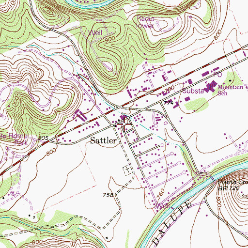 Topographic Map of Comal County Constable's Office Precinct 4, TX