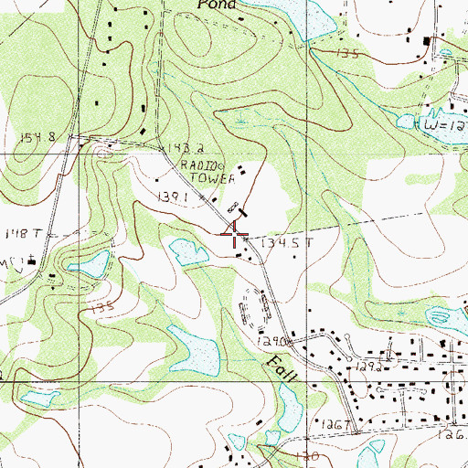 Topographic Map of Lexington County Emergency Medical Services, SC