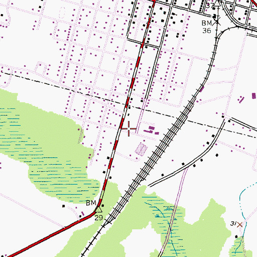 Topographic Map of ParaBasic Medical Transport, SC