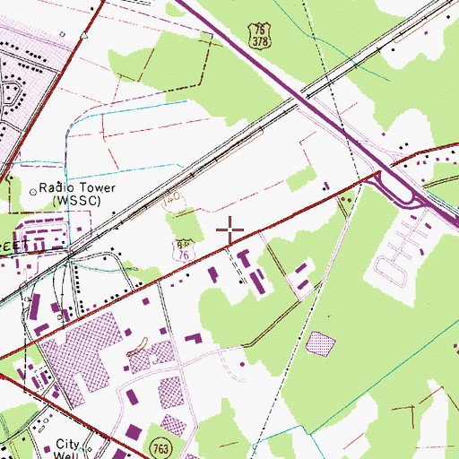 Topographic Map of Carolina MedCare Ambulance, SC