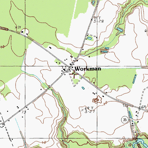 Topographic Map of First Care Medical Transport, SC