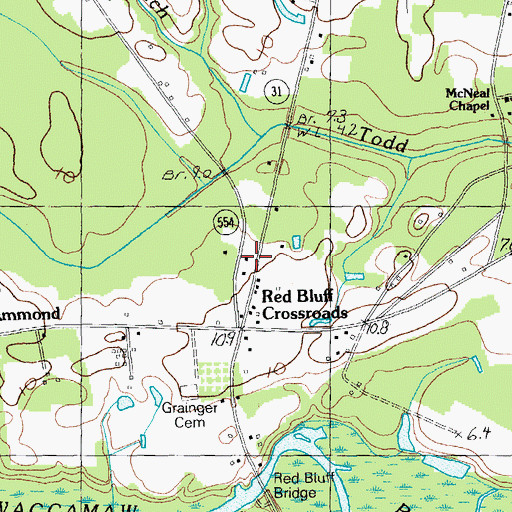 Topographic Map of Atlantic Coast Medical Transport, SC
