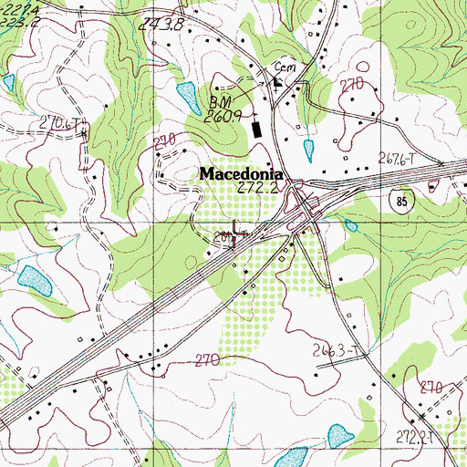 Topographic Map of Ambu - Star Ambulance, SC