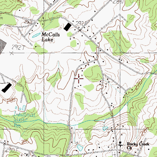 Topographic Map of Kadi Medical Services, SC