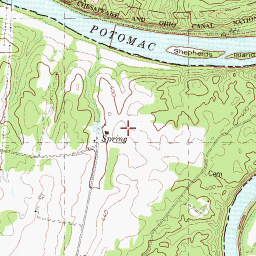 Topographic Map of National Conservation Training Center, WV