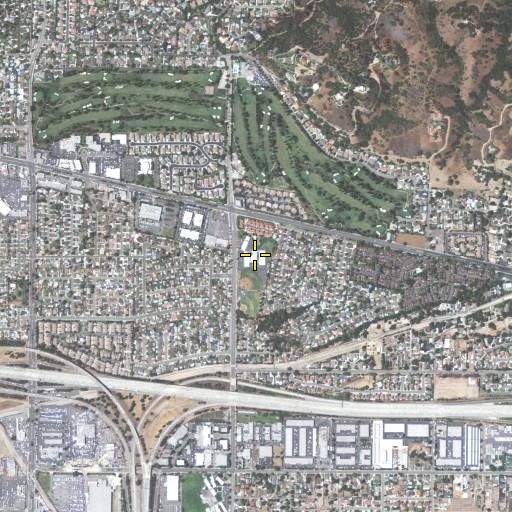 Aerial/Satellite Image of Sutherland Elementary School, CA