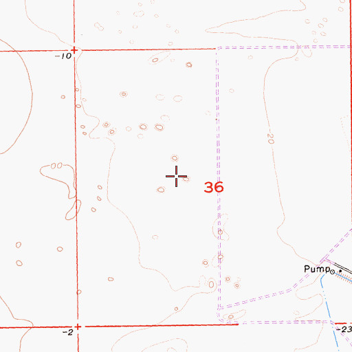 Topographic Map of Centinela State Prison, CA