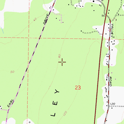 Topographic Map of Pelican Bay State Prison, CA