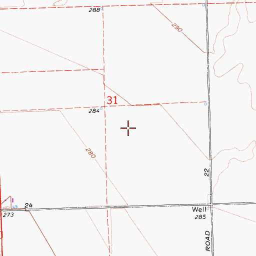 Topographic Map of Valley State Prison, CA