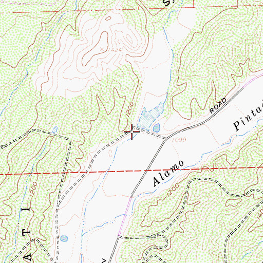 Topographic Map of Sycamore Canyon, CA
