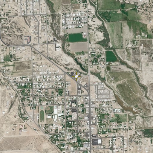 Aerial/Satellite Image of Las Vegas Metropolitan Police Department Overton Substation, NV