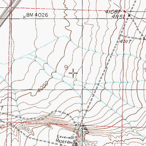 Topographic Map of Lovelock Correctional Center, NV