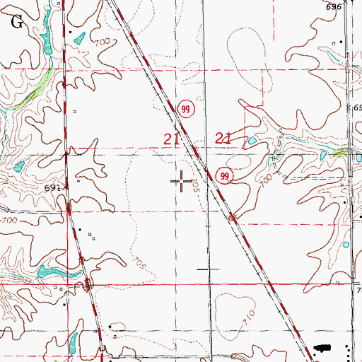 Topographic Map of Western Illinois Correctional Center, IL