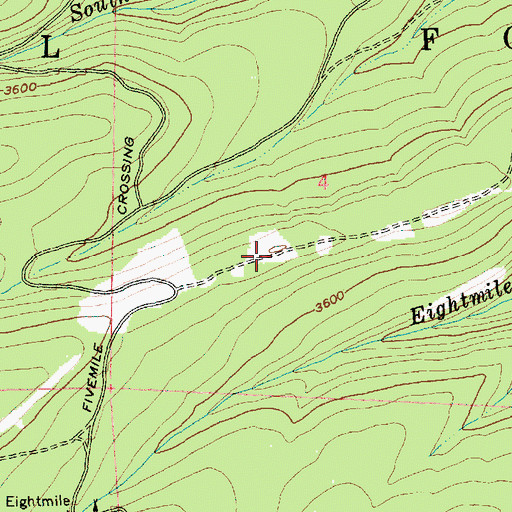 Topographic Map of Joe's Point Quarry, OR
