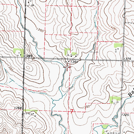 Topographic Map of Wittrock Farms, IA