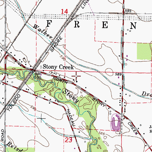 Topographic Map of Havekost Farm, MI