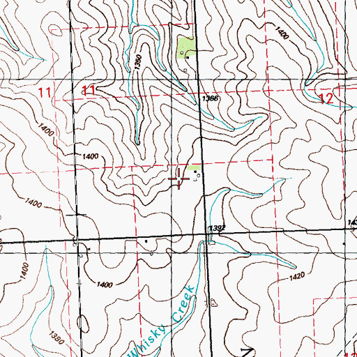 Topographic Map of R K Farms, IA