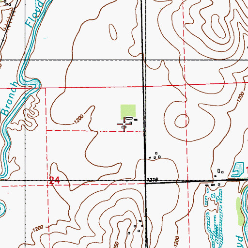 Topographic Map of D N P Farm, IA