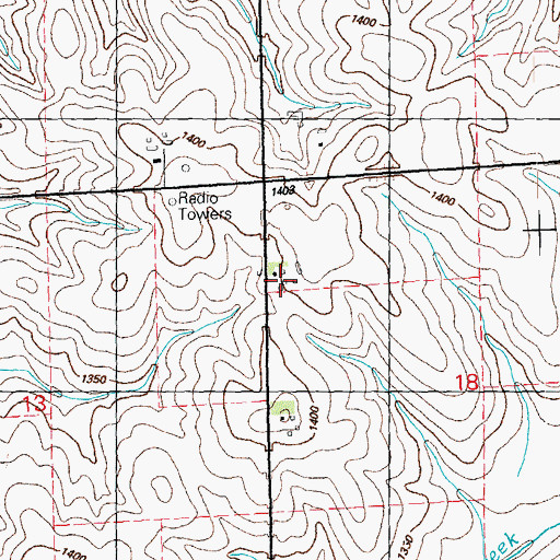 Topographic Map of Loutsch Farms, IA