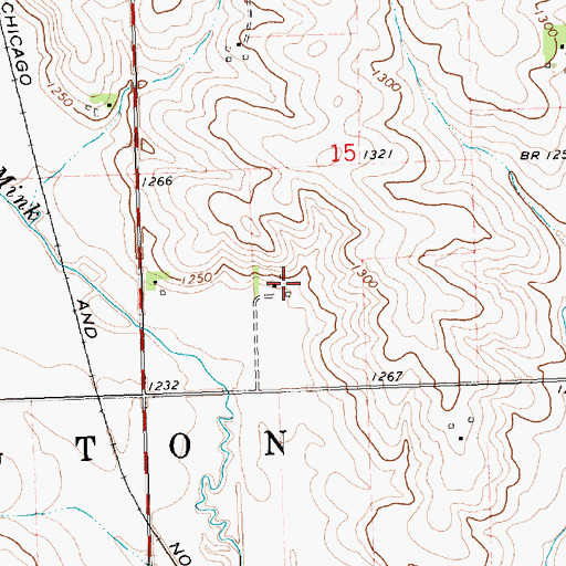Topographic Map of Jelken Farms, IA