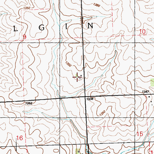 Topographic Map of W G Farms, IA