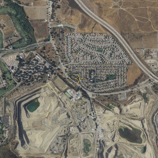 Aerial/Satellite Image of Temescal Station, CA
