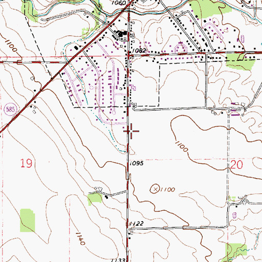 Topographic Map of Smithville Water Treatment Plant, OH
