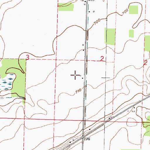 Topographic Map of W and W Pork Farm, OH