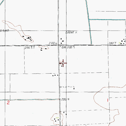 Topographic Map of Zachgo Farm, IL