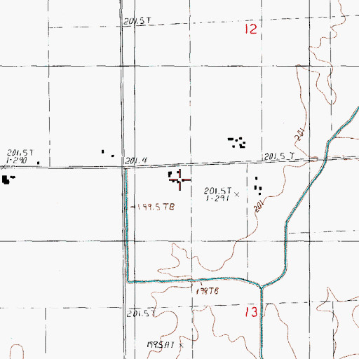 Topographic Map of Triple K Single T Farms, IL