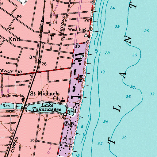 Topographic Map of Imperial House, NJ