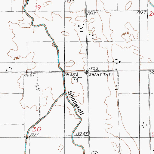 Topographic Map of Zecher Farm, IL