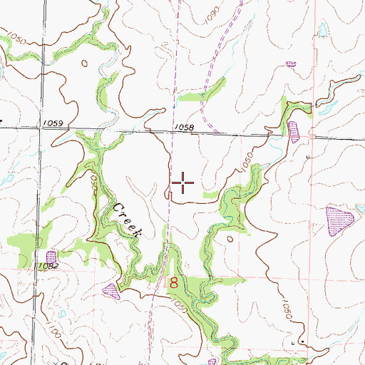 Topographic Map of Coffey County Lake, KS