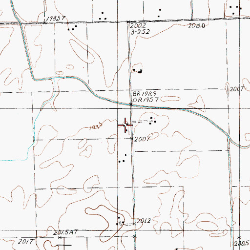 Topographic Map of Schippert Farms, IL