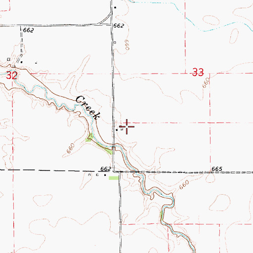 Topographic Map of Morts Farms, IL