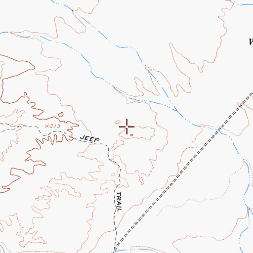 Topographic Map of Barrel Springs Cultural Preserve, CA