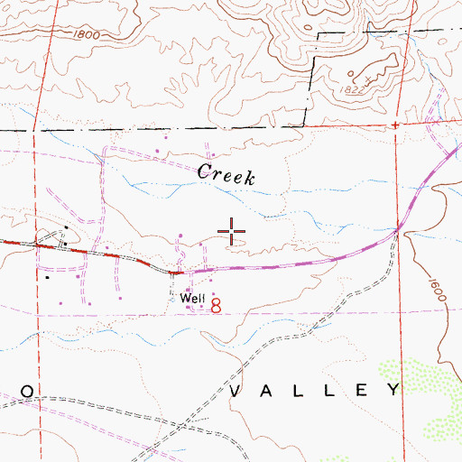 Topographic Map of Hawi-Vallecito Cultural Preserve, CA