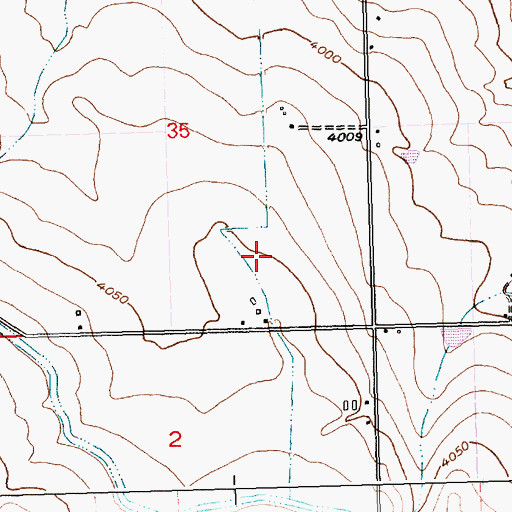 Topographic Map of Vierstra Dairy, ID