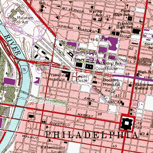 Topographic Map of Aviator Park, PA