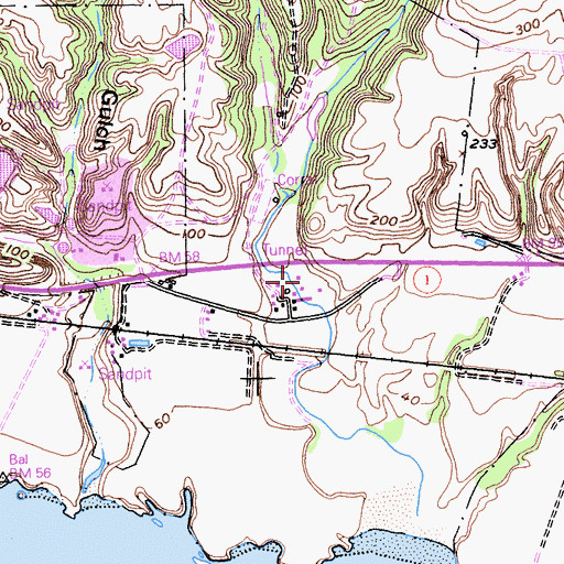 Topographic Map of Wilder Dairy Cultural Preserve, CA