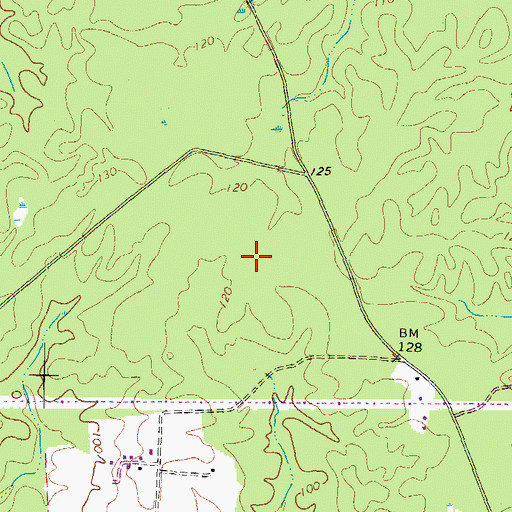 Topographic Map of Sussex I State Prison, VA