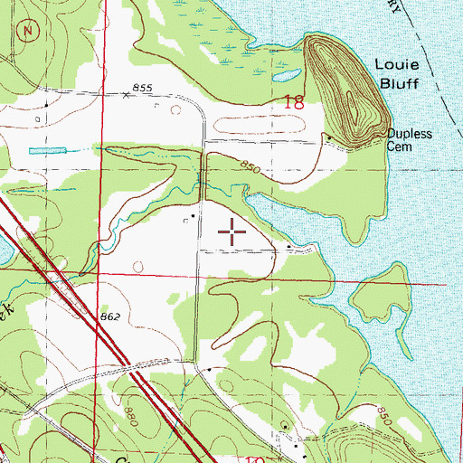 Topographic Map of Indian Heights, WI