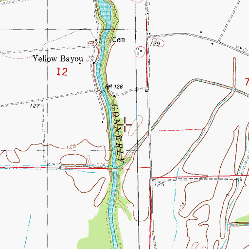 Topographic Map of Panther Forest, AR