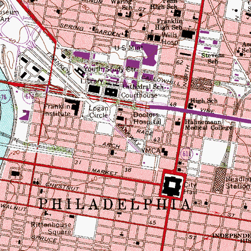 Topographic Map of Kopernicus Triangle, PA