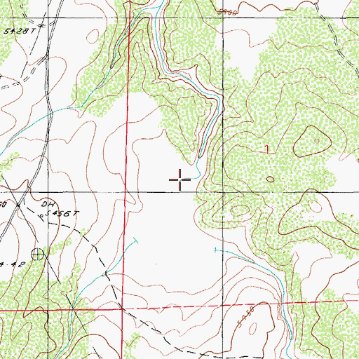 Topographic Map of Chamise Tank, AZ