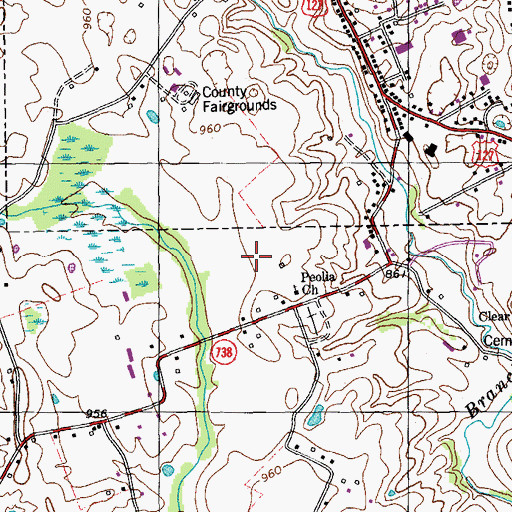 Topographic Map of Paoli (historical), KY